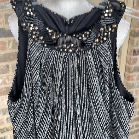 Sangria Black and Silver Dressy Halter Jumpsuit Size 6 - Picture 10 of 10